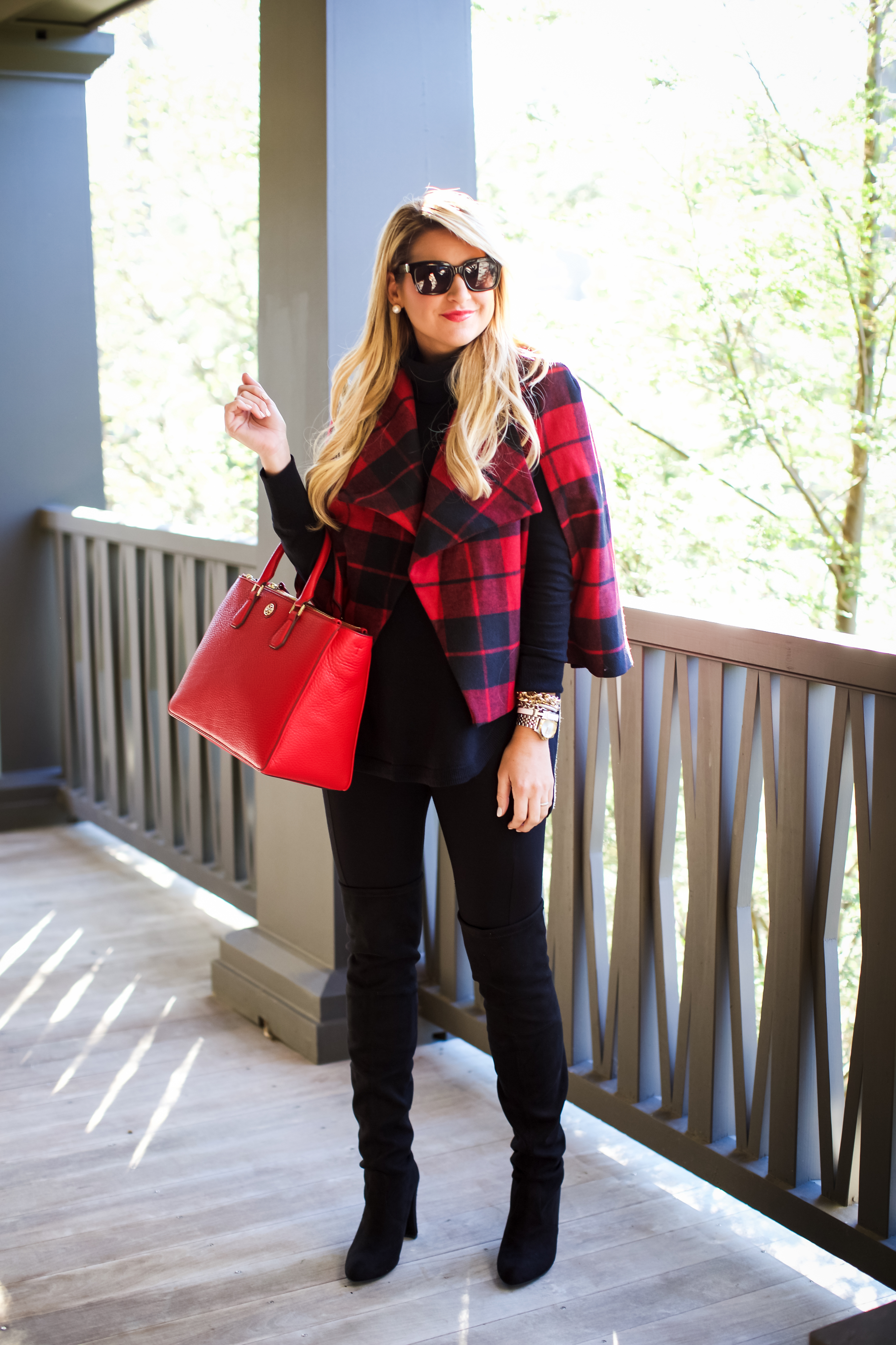http://www.justdandy.org/wp-content/uploads/2015/11/Christmas-Outfit-Idea-Red-Buffalo-Plaid-Jacket-Over-the-Knee-Boots_-51.jpg