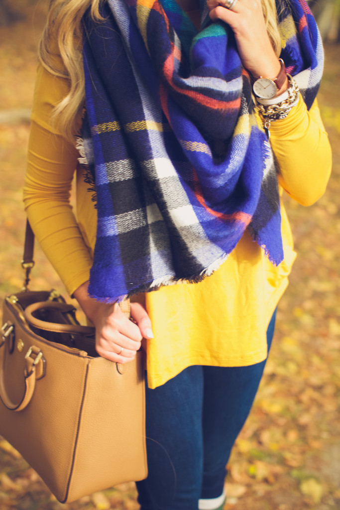Outfit | Hunter Boots with Fall Plaid Scarf - SHOP DANDY | A florida ...