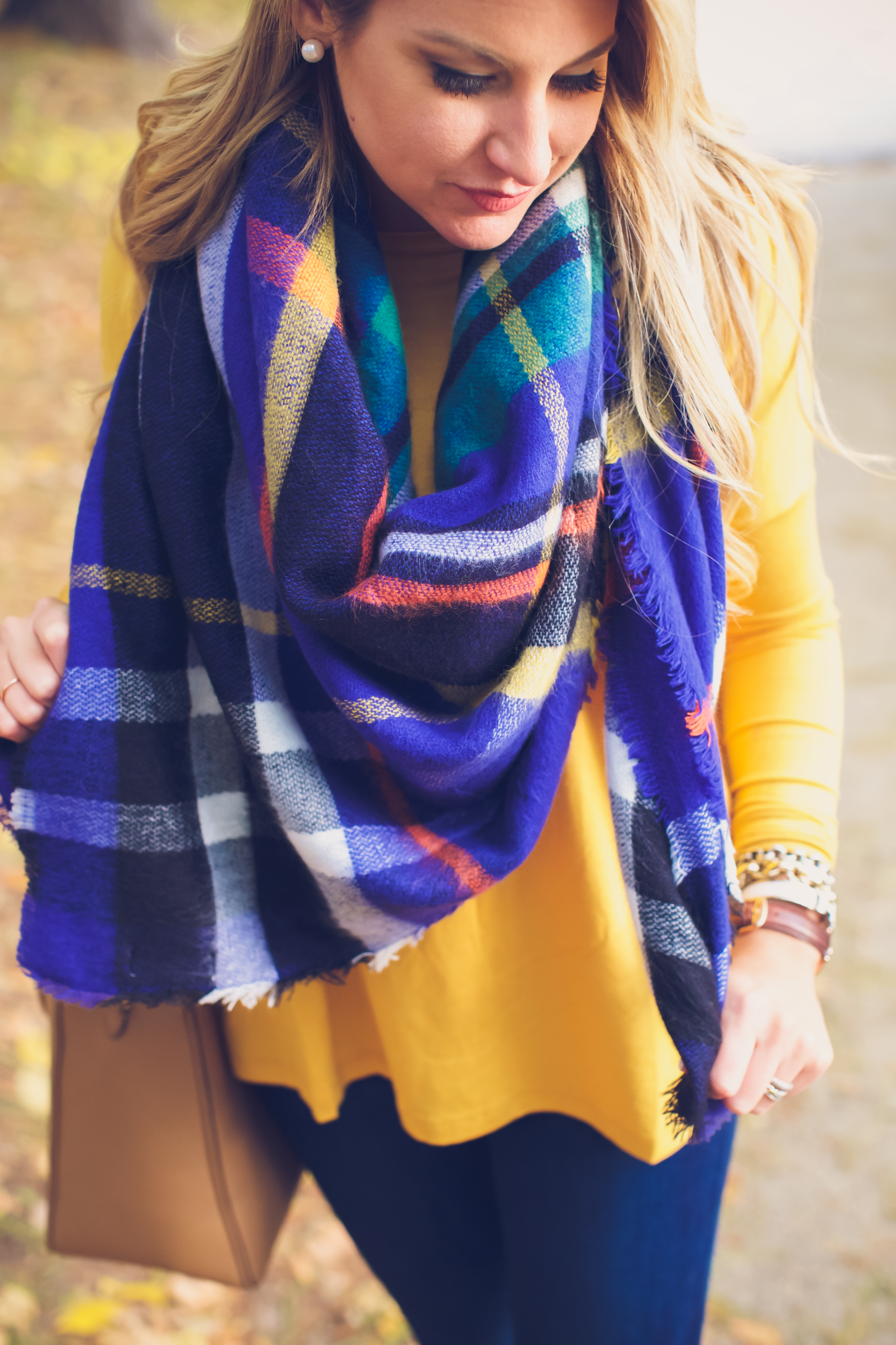 Outfit | Hunter Boots with Fall Plaid Scarf - SHOP DANDY | A florida ...